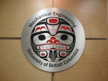 "Eena" welcomes you to UBC's Mechanical Engineering Department