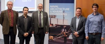 Brian Carter, President and CEO of Seaspan Shipyards, Visits the NAME Program