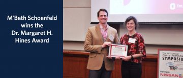 MECH Alum Wins Oral Presentation Award at Injury Biomechanics Symposium