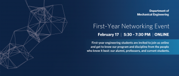 Online First-Year Networking Event – Feb 17, 2022