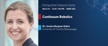 Mar 16, 2023 – Seminar: Dr. Jessica Burgner-Kahrs – Continuum Robotics