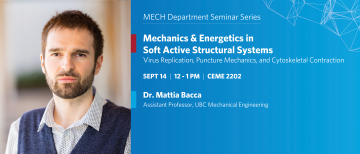 Sep 14, 2023  |  Seminar by Dr. Mattia Bacca: Mechanics & Energetics in Soft Active Structural Systems