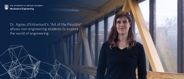 Agnes d'Entremont's “Art of the Possible” allows non-engineering students to explore the world of engineering