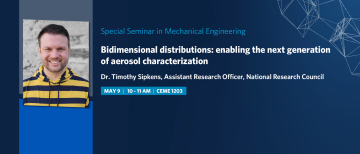 Dr. Timothy Sipkens Seminar May 9